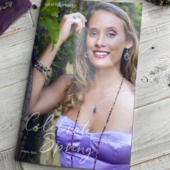 Grace & Heart G&H SOLARIS 16” PLUS 4” EXTEND NECKLACE .925 SS Pearl SS & BRASS - Picture 5 of 6